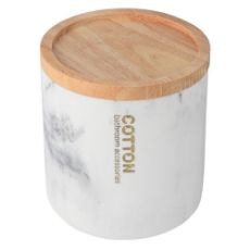 Εικόνα της Δοχείο για Βαμβάκι Estia Marble 02-21818