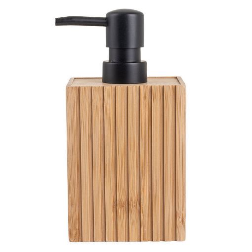 Εικόνα της Αντλία Σαπουνιού Estia Bamboo Essentials Τετράγωνη 8.2x7.5x17.5cm 02-13080