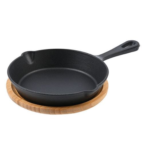 Εικόνα της Βάση για Μαντεμένιο Τηγάνι Bamboo Estia 22.5x1.5cm 01-8406