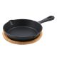 Εικόνα της Βάση για Μαντεμένιο Τηγάνι Bamboo Estia 22.5x1.5cm 01-8406
