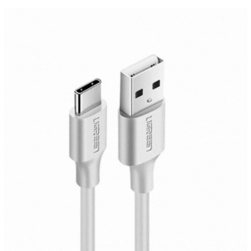 Εικόνα της Kαλώδιο Ugreen USB 2.0 to USB-C 2m White 60123