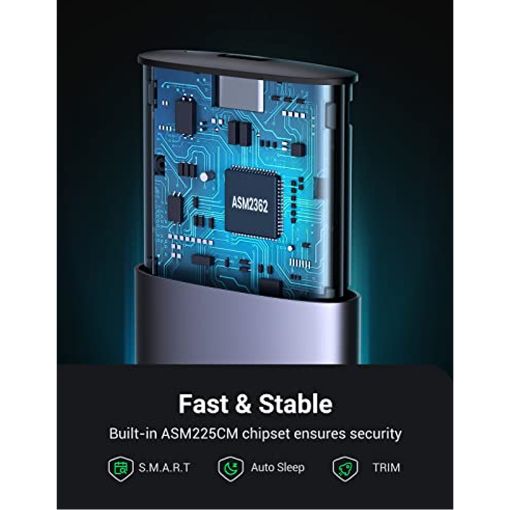 Εικόνα της Θήκη M.2 SSD Ugreen USB 3.1 Gen2 Gray 10902