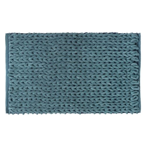 Εικόνα της Πατάκι Μπάνιου Colorama 5five 75x50cm Petrol blue 174729P