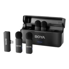 Εικόνα της Boya BY-V4U 4 Wireless Lavalier Microphones USB-C Black