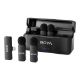 Εικόνα της Boya BY-V4U 4 Wireless Lavalier Microphones USB-C Black