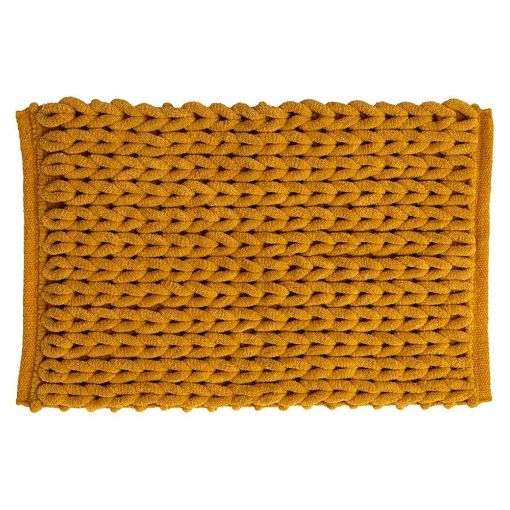 Εικόνα της Πατάκι Μπάνιου Colorama 5five 75x50cm Mustard yellow 174729K