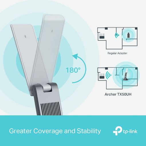 Εικόνα της WiFi USB Adapter Tp-Link Archer TX50UH AX3000 High Gain