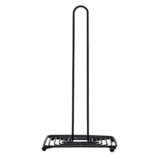 Εικόνα της Βάση για Ρολό Κουζίνας Estia Metal Black Μεταλλική 30x15.5cm Μαύρη 01-1339