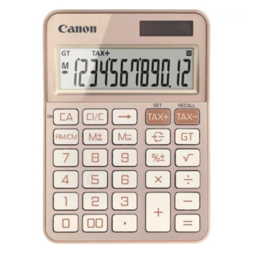 Εικόνα της Αριθμομηχανή 12 Ψηφίων Canon KS-125KB-RG Rose Gold 6818C001AA