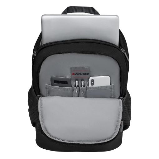Εικόνα της Τσάντα Notebook 16'' Wenger Essential Quadma Backpack Black 610202
