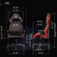 Εικόνα της Gaming Chair Eureka Ergonomic GC-01 Black/Red ERK-GC-01