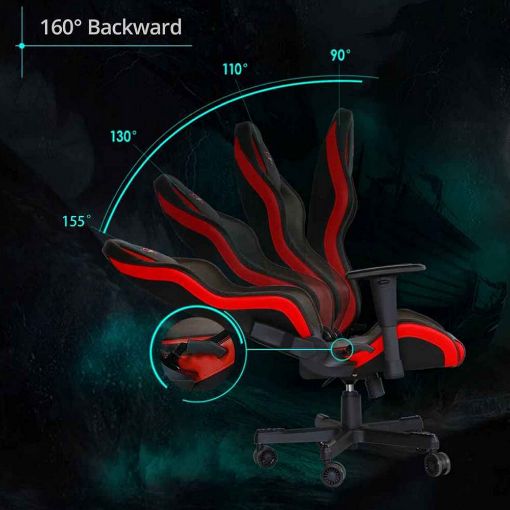 Εικόνα της Gaming Chair Eureka Ergonomic GC-01 Black/Red ERK-GC-01