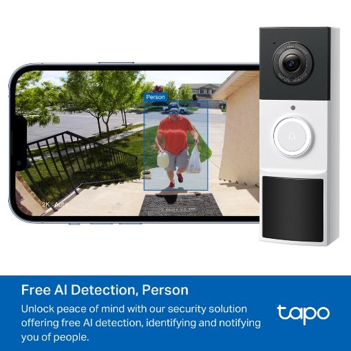 Εικόνα της Video Doorbell Tp-Link Tapo D210 2K