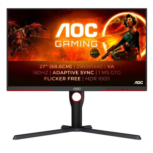 Εικόνα της Οθόνη AOC Q27G3XMN/BK 27" VA Quad HD 180Hz