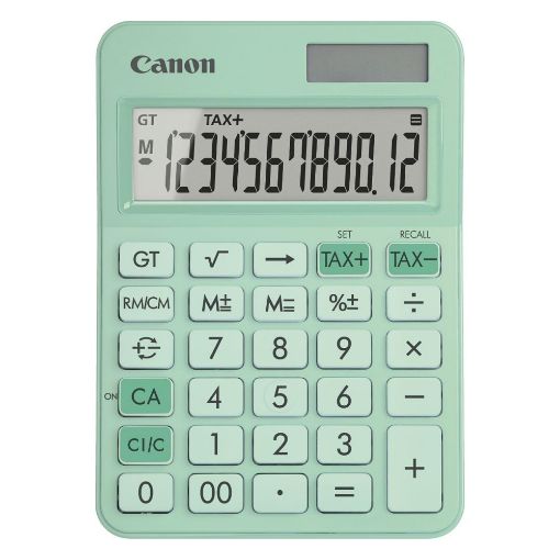 Εικόνα της Αριθμομηχανή 12 Ψηφίων Canon LS-125KB-GR Green 6819C001AA