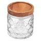 Εικόνα της Δοχείο Αποθήκευσης Allure Γυάλλινο Estia 500ml Ανάγλυφο 11x10cm 01-23591