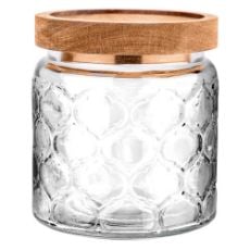 Εικόνα της Δοχείο Αποθήκευσης Allure Γυάλλινο Estia 500ml Ανάγλυφο 11x10cm 01-23591