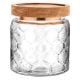 Εικόνα της Δοχείο Αποθήκευσης Allure Γυάλλινο Estia 500ml Ανάγλυφο 11x10cm 01-23591