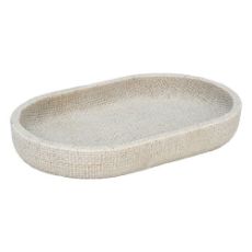Εικόνα της Δίσκος Μπάνιου Estia Jute Ρητίνης 20x12.5x2.5cm Μπέζ 02-25847