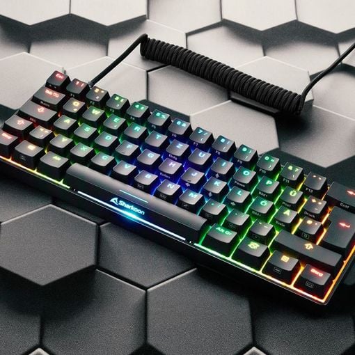 Εικόνα της Πληκτρολόγιο Sharkoon Skiller SGK50 S4 60% Kailh Red Switches RGB US