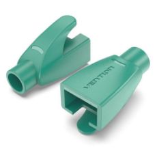 Εικόνα της Κάλυμμα Βυσμάτων Vention RJ45 Strain Relief Boots Green PVC Type 100-Pack IODG0-100