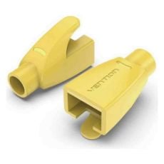 Εικόνα της Κάλυμμα Βυσμάτων Vention RJ45 Strain Relief Boots Yellow PVC Type 50-Pack IODY0-50