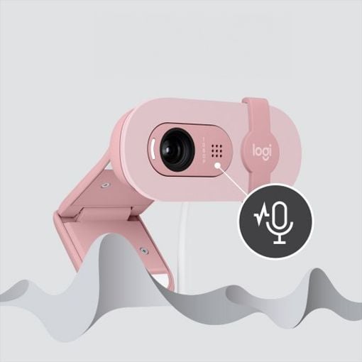 Εικόνα της Webcam Logitech Brio 100 1080p Rose 960-001623