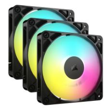 Εικόνα της Case Fan Corsair RS120 120mm ARGB PWM (3-Pack) Black CO-9050181-WW