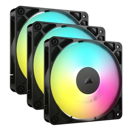 Εικόνα της Case Fan Corsair RS120 120mm ARGB PWM (3-Pack) Black CO-9050181-WW