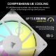 Εικόνα της Case Fan Corsair RS120 120mm ARGB PWM (3-Pack) White CO-9050185-WW