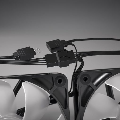 Εικόνα της Case Fan Corsair RS120 120mm ARGB PWM (3-Pack) White CO-9050185-WW