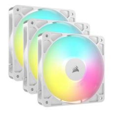 Εικόνα της Case Fan Corsair RS120 120mm ARGB PWM (3-Pack) White CO-9050185-WW