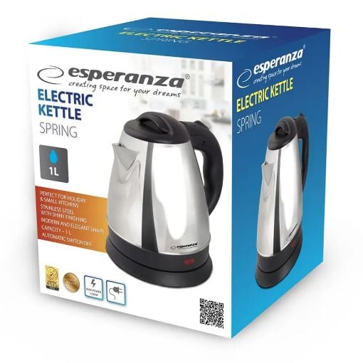 Εικόνα της Βραστήρας Esperanza 1.8lt 2200W Silver EKK104S