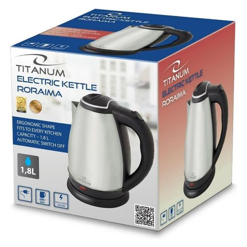 Εικόνα της Βραστήρας Esperanza Titanum 1.8lt 1800W Ασημί TKK102X