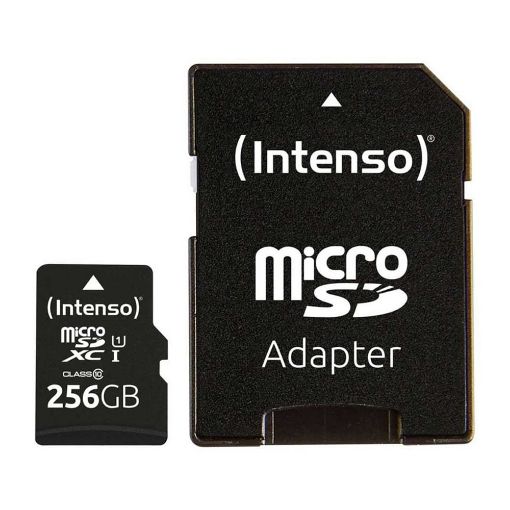 Εικόνα της Κάρτα Μνήμης MicroSDHC Intenso Performance 256GB Class 10 UHS-I U1 + Adapter 3424492