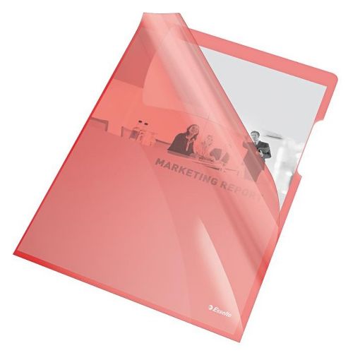 Εικόνα της Ζελατίνες L Esselte A4 PVC 25τμχ Κόκκινο 55433