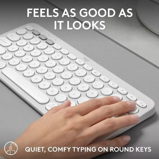 Εικόνα της Πληκτρολόγιο Logitech K380s Bluetooth White (US) 920-011852