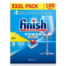 Εικόνα της Κάψουλες Πλυντηρίου Πιάτων Finish Power All in One Lemon 100τμχ