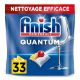 Εικόνα της Κάψουλες Πλυντηρίου Πιάτων Finish Quantum Lemon All in One 33τμχ