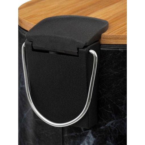Εικόνα της Kαλάθι Απορριμμάτων 5Five 3L Μαύρο 16,8x25cm 174995B