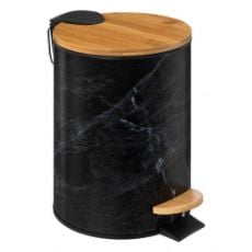 Εικόνα της Kαλάθι Απορριμμάτων 5Five 3L Μαύρο 16,8x25cm 174995B