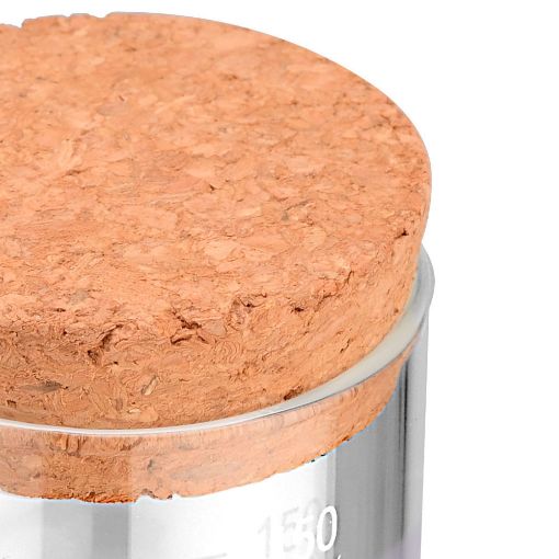 Εικόνα της Δοχείο Αποθήκευσης Γυάλινο 150ml Estia με Καπάκι Φελλού 01-25083