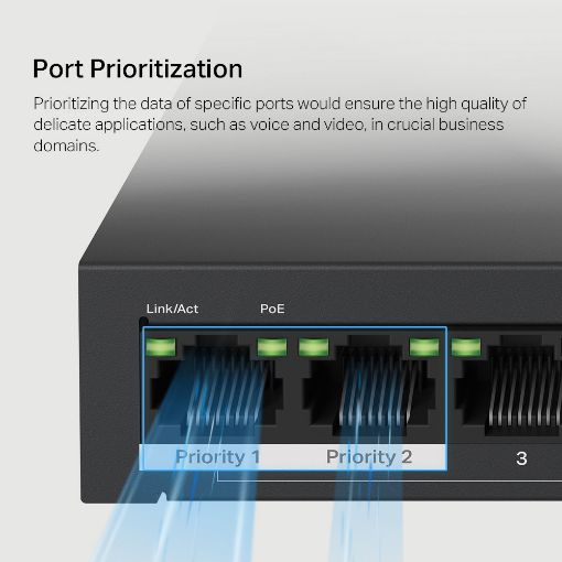 Εικόνα της Switch Mercusys MS110P 10-Port 10/100Mbps with 8-Port PoE+