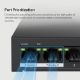Εικόνα της Switch Mercusys MS110P 10-Port 10/100Mbps with 8-Port PoE+