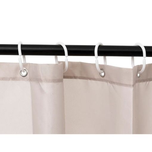 Εικόνα της Κουρτίνα Μπάνιου 5Five Colorama Linen Beige 180x200cm 38006O