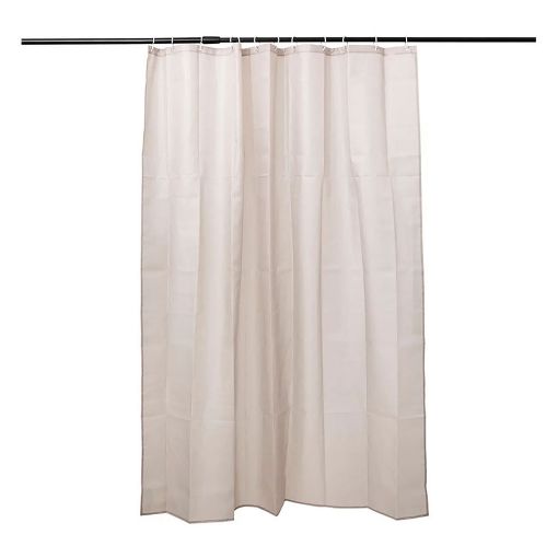Εικόνα της Κουρτίνα Μπάνιου 5Five Colorama Linen Beige 180x200cm 38006O