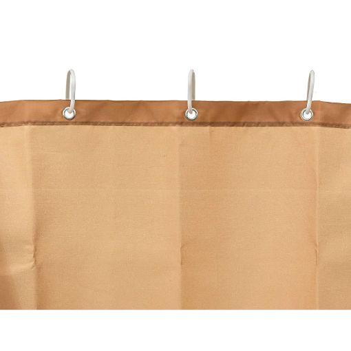Εικόνα της Κουρτίνα Μπάνιου 5Five Colorama Malt brown 180x200cm 138006T