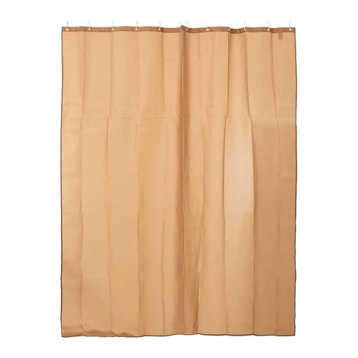 Εικόνα της Κουρτίνα Μπάνιου 5Five Colorama Malt brown 180x200cm 138006T