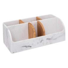 Εικόνα της Κουτί Οργάνωσης 5Five Λευκό 26x12x10cm 174792