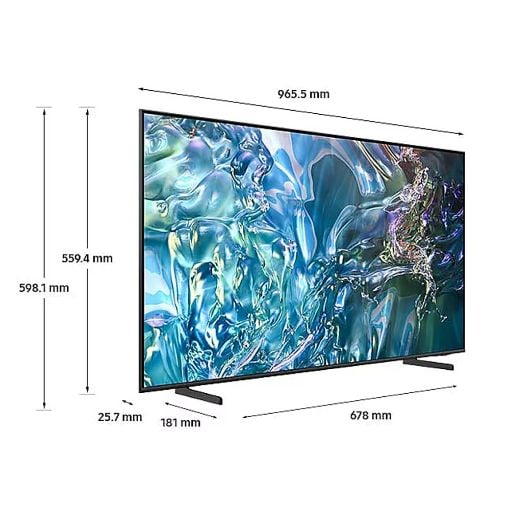 Εικόνα της Τηλεόραση Samsung Q60D 43" QLED 4K UHD Smart HDR (2024) QE43Q60DAUXXH
